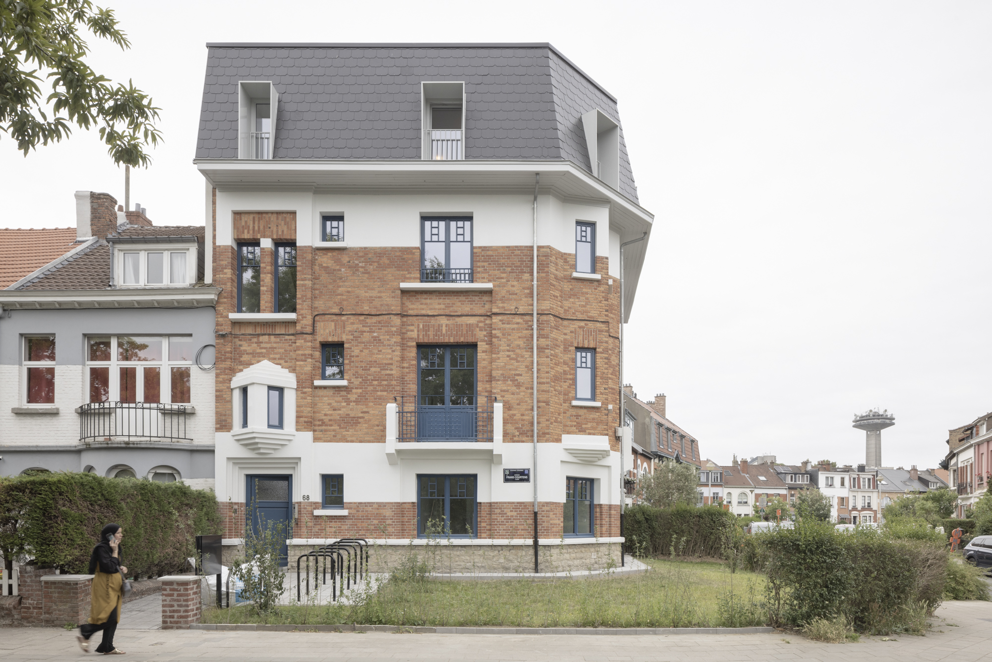 Extérieur façade Avenue Frans Courtens 68