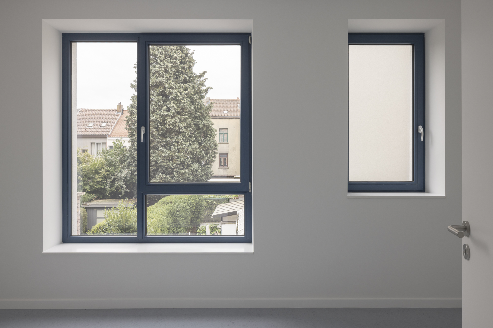 Intérieur logement détail châssis